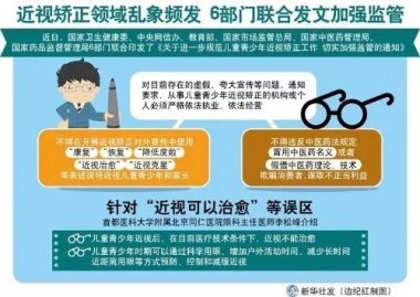 兒童青少年近視超微粉碎機矯正領域亂象頻發