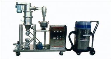 氣流粉碎機在高速氣流的作用下利用物料獲得巨大的動能。